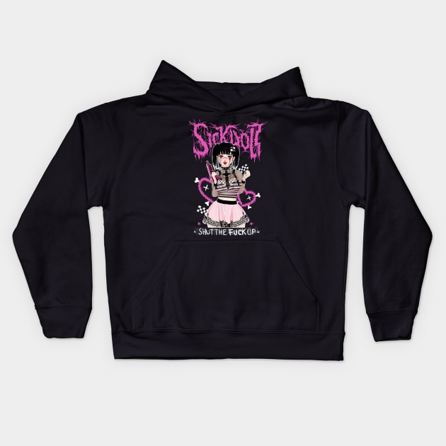 IMVU GIRL Kids Hoodie by Sickdoll